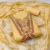 Ds Designer Suit Chanderi Booti Work Non Catalog Dress Material Wholesale Price In Surat
